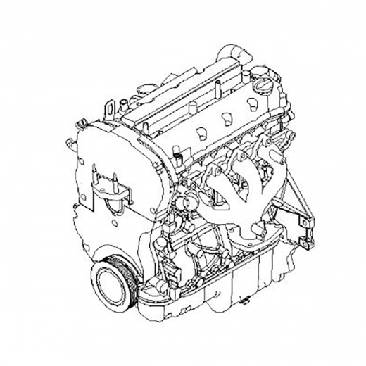 Двигатель контрактный Chevrolet 1,8L LDA F18D3