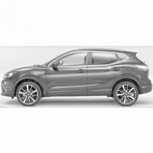 Дверь задняя левая Nissan Qashqai '13-'19 контрактная