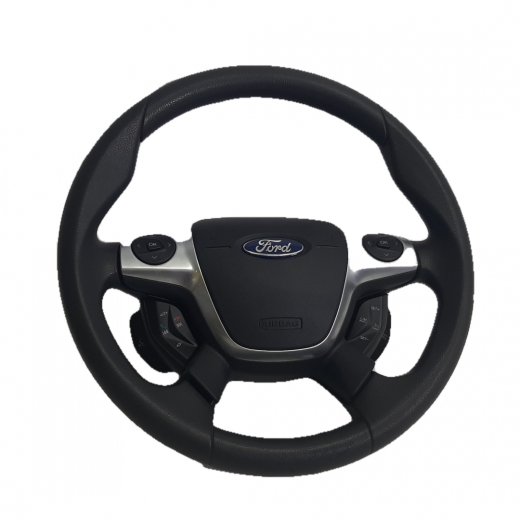 Руль Ford Focus '11-'20 Airbag с пиропатроном (кнопки аудио) Контрактный