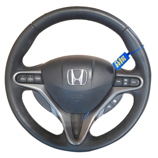 Руль Honda Civic '05-'12 с Airbag (кожа, кнопки) Контрактный