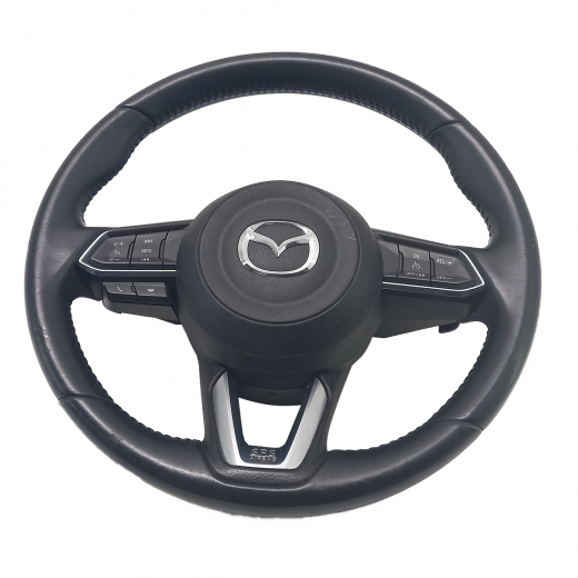 Руль Mazda CX-7 '06-'09 Airbag (3 луча, кожа, кнопки) Контрактный