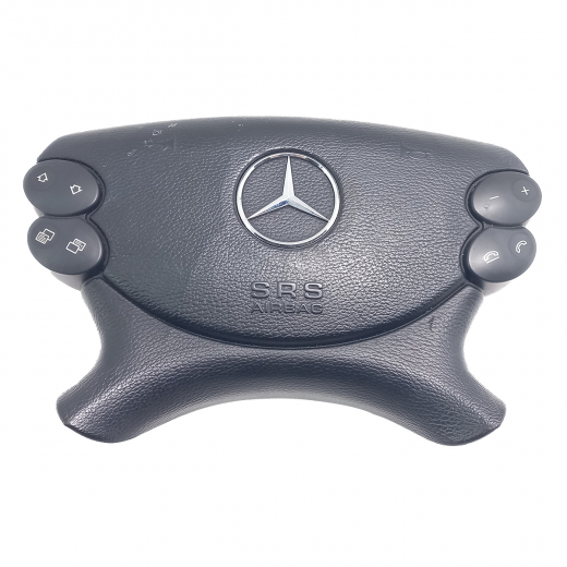Подушка безопасности в руль Mercedes-Benz CLK '02-'09/ E '02-'09 кнопки Контрактный A2198601502, A2308600002
