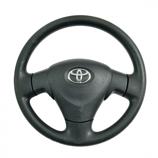Руль Toyota Corolla '06-'13/ Auris '06-'12 Airbag (3 луча, кожа, кнопки) Контрактный