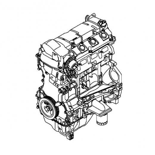 Двигатель контрактный Mitsubishi 1,8L 4J10
