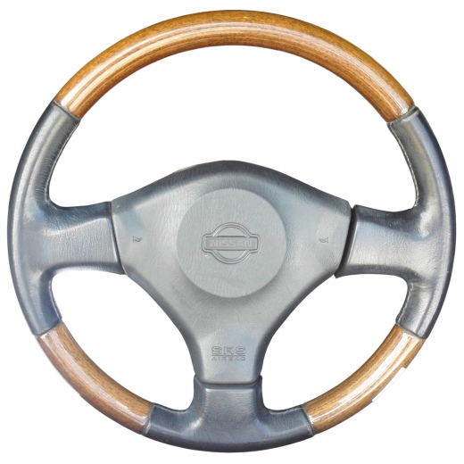 Руль Nissan Primera '95-'01/ Serena '99-'05/ Sunny '98-'02 с Airbag (3 луча, дерево) Контрактный 10.1998 - 05.2002