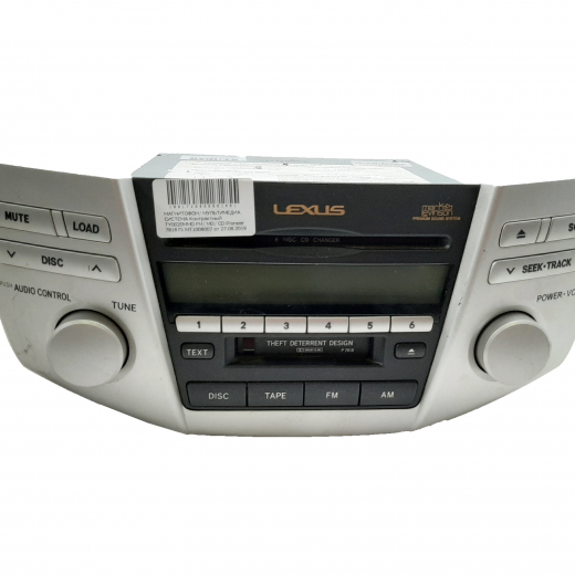 Магнитофон/ мультимедиа система pioneer 7818 fm/ md/ cd Toyota Harrier '03-'12 контрактная