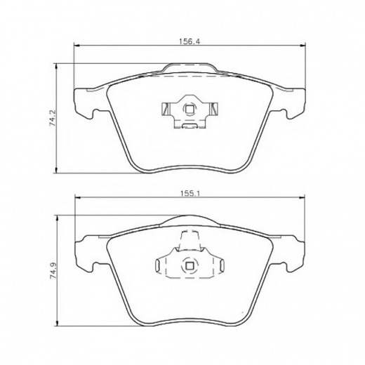 Колодки тормозные задние контрактные PN-0358 дисковые