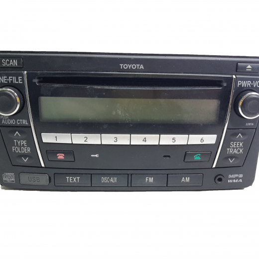 Магнитофон/ мультимедиа система fm/ cd Toyota Auris '06-'12 контрактная
