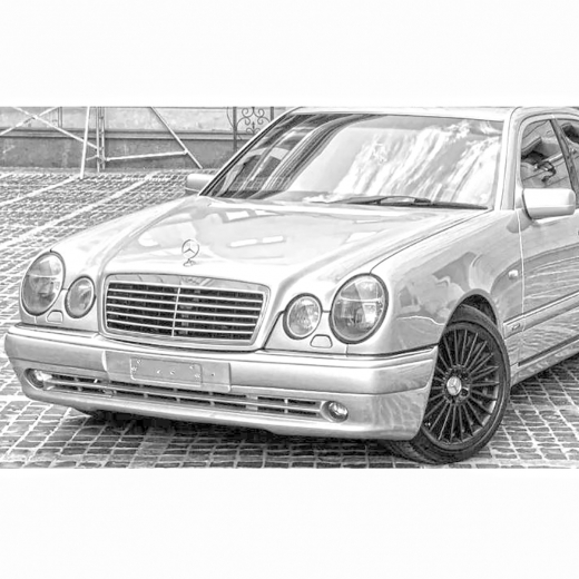 Бампер передний Mercedes-Benz E (W210/ S210) '95-'99 контрактный