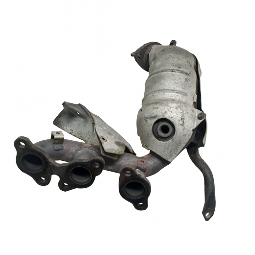 Коллектор выпускной Toyota Estima '99-'06 (1MZ-FE) задний (в сборе с катализатором) контрактный