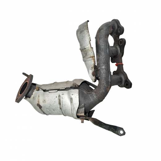 Коллектор выпускной Toyota Estima '99-'06 (1MZ-FE) задний (в сборе с катализатором) контрактный