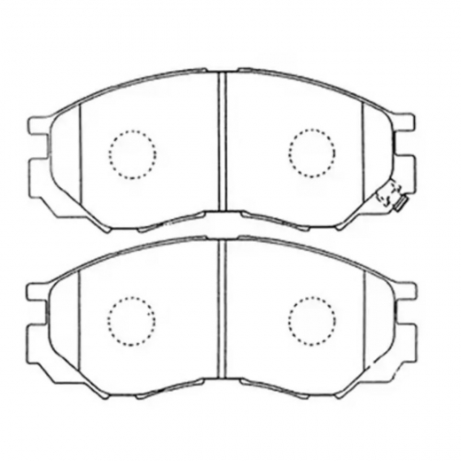 Колодки тормозные передние контрактные PN-3369 дисковые