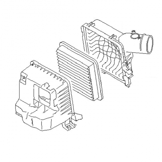 Корпус воздушного фильтра Subaru Impreza '07-'14 (EL154) Контрактный