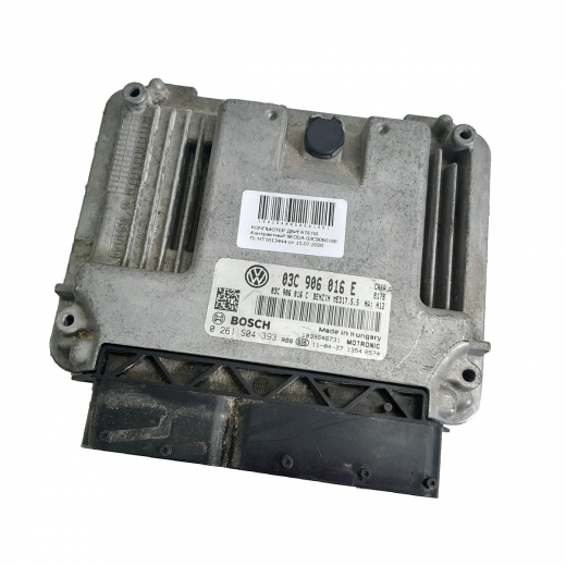 Компьютер двигателя Skoda Octavia '08-'13 (CAXA) 2WD DSG контрактный 03C906016E