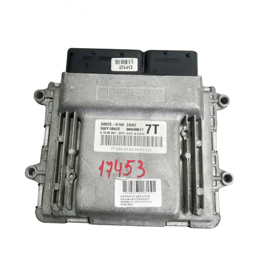 Компьютер двигателя Chevrolet Epica '06-'13 (LBK X25D1) 2WD AT контрактный 96940817