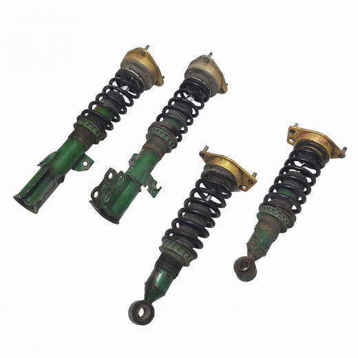 Стойка амортизатора Toyota Wish '03-'09 2WD передняя+задняя комплект в сборе (Койловеры) контрактная