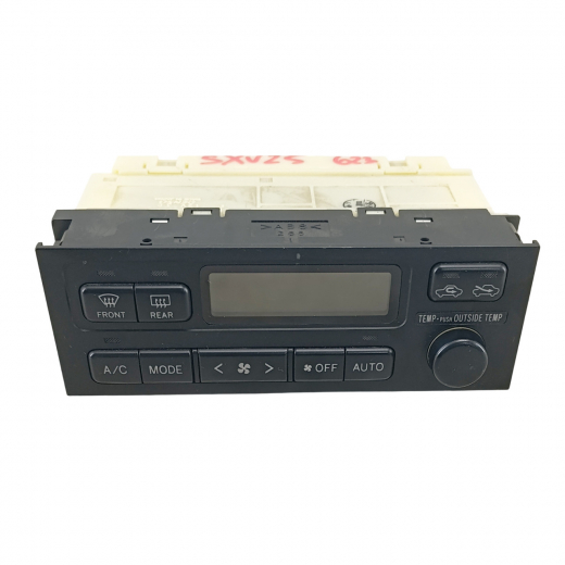 Блок управления печкой Toyota Mark II / Chaser / Cresta / Ipsum '96-'00 / Gaia '98-'04 / Camry Gracia / Qualis '97-'02 (электро, жк-дисплей (ＫＯＪＩＭＡ)) Контрактный