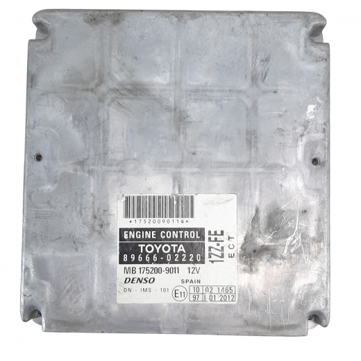 Компьютер двигателя Toyota Corolla '00-'07 (1ZZ-FE) 2WD AT контрактный 89666-02170