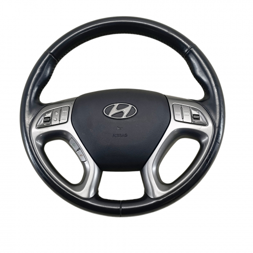 Руль Hyundai iX35 '09-'15 Airbag с пиропатроном (4 луча, кнопки) Контрактный