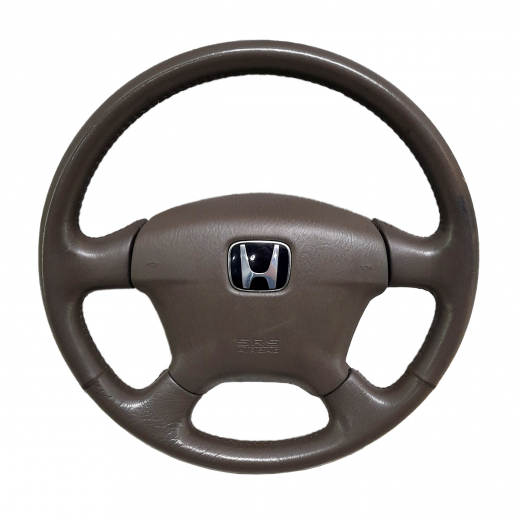 Руль Honda Civic '00-'05 Airbag (4 луча, кожа) Контрактный