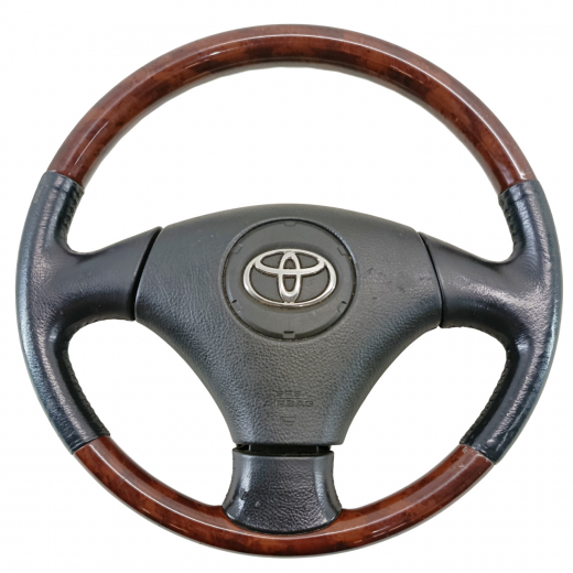 Руль Toyota Allion/ Premio '01-'07 Airbag (3 луча, под дерево) Контрактный