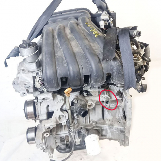 Двигатель контрактный Nissan, Mazda, Mitsubishi 1,5L HR15DE под охлаждение кпп
