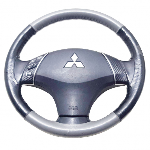 Руль Mitsubishi Outlander '05-'12 Airbag (кожа, кнопки аудио) Контрактный
