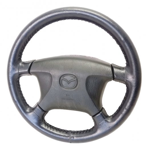 Руль Mazda Capella '97-'02/ 626 '97-'02 Airbag (4 луча, кожа) Контрактный