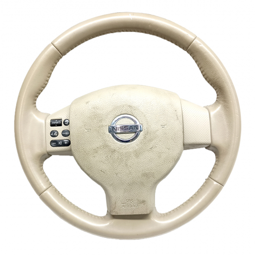 Руль Nissan Bluebird Sylphy '05-'12 Airbag (3 луча, кожа) Контрактный