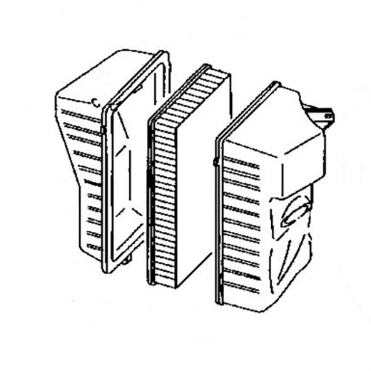 Корпус воздушного фильтра Mazda MPV '99-'06 (FS-ZE) Контрактный