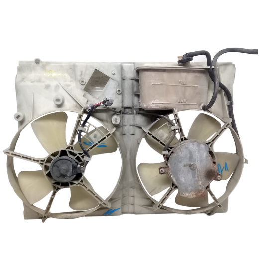 Вентилятор радиатора Toyota Alphard '02-'11 (1MZ-FE) цельный 2 вентилятора контрактный