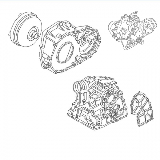 АКПП RL4F03A для Nissan Sunny '94-'99/ Pulsar '95-'00/ Rasheen '94-'00 с ДВС (GA15DE) контрактная ( 4 ступ. 4WD)