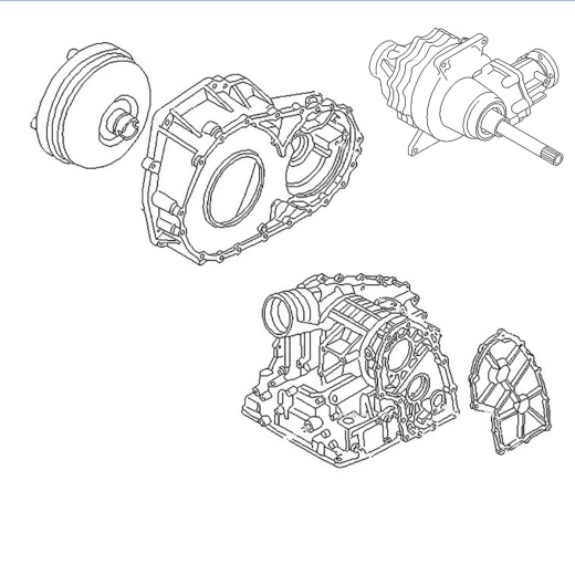 АКПП RE4F03B для Nissan Sunny '98-'04 с ДВС (QG15DE) кардан на муфте контрактная ( 4 ступ. 4WD)