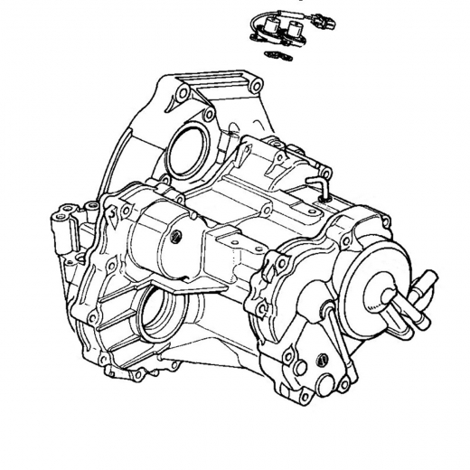 АКПП M48A (S48A) для Honda Civic '91-'96/ Domani '92-'96/ Integra '93-'01 с ДВС (D13B, D15B, ZC) контрактная ( 4 ступ. 2WD)