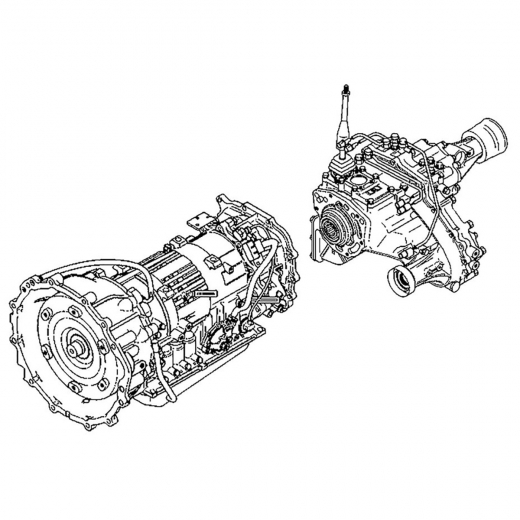 АКПП 30-43LE для Mitsubishi Pajero '90-'99 с ДВС (6G74 DOHC) контрактная ( 4 ступ. 4WD)