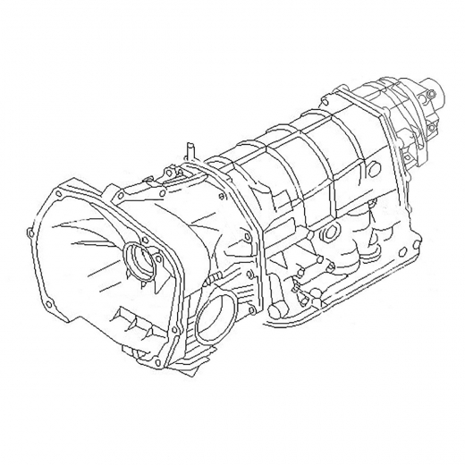 АКПП TZ102YB3AA для Subaru Impreza '92-'02 с ДВС (EJ20) контрактная ( 4 ступ. 4WD)