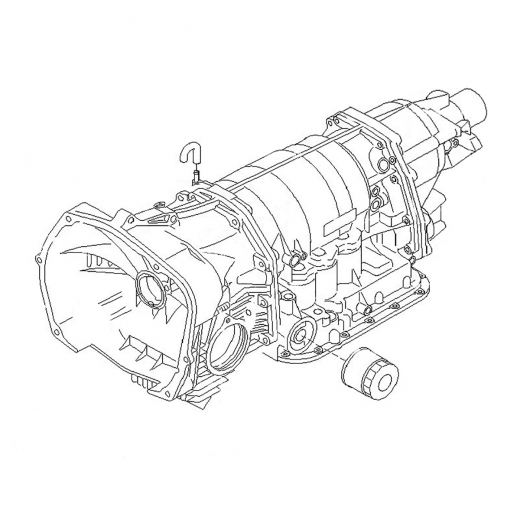 АКПП TV1B4YBDAB для Subaru Legacy '97-'03 с ДВС (EJ20) контрактная ( 4 ступ. 4WD)