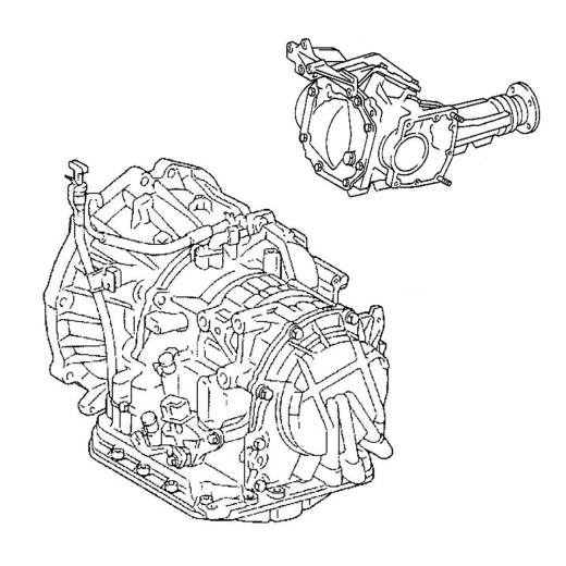 АКПП U441F для Toyota Vitz/ Platz '99-'05 с ДВС (2NZ-FE) контрактная ( 4 ступ. 4WD)