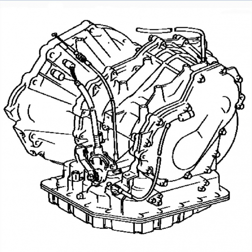 АКПП A240E для Toyota Corolla/ Sprinter '87-'02/ Ceres/ Marino '92-'98/ Levin/ Trueno '87-'95/ Carina '88-'92/ Corona '92-'96 с ДВС (4A-GE, 4A-FE, 4A-FHE) контрактная ( 4 ступ. 2WD)