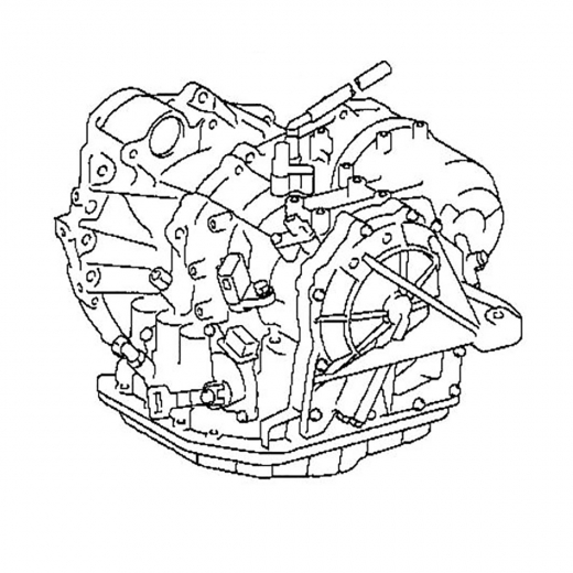 АКПП U151E для Toyota Harrier '03-'12/ Kluger '00-'07/ Alphard '02-'11 ДВС (1MZ-FE) контрактная (5 ступ. 2WD)