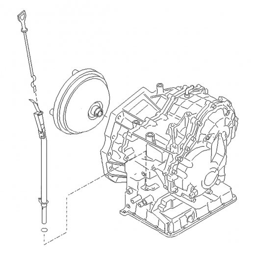 Вариатор (CVT) RE0F06V для Nissan Serena '99-'02 с ДВС (SR20DE) с блокировкой, без привода спидометра контрактная (2WD)