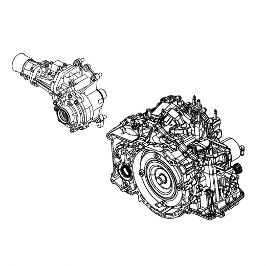 Вариатор (CVT) W1CJA113XA для Mitsubishi Outlander '05-'12 с ДВС (4B12) контрактная (4WD)