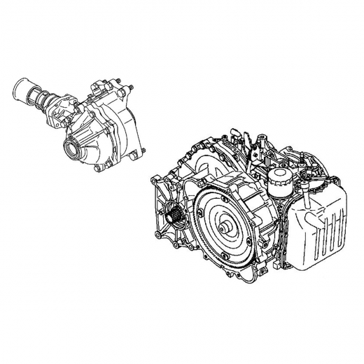 Вариатор (CVT) W1C1A1J3ZA для Mitsubishi Lancer/ Cedia '00-'10 с ДВС (4G15 GDI) контрактная (4WD)
