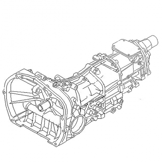 МКПП TY753XS1AA для Subaru Forester '96-'02 с ДВС (EJ20) контрактная ( 5 ступ. 4WD)