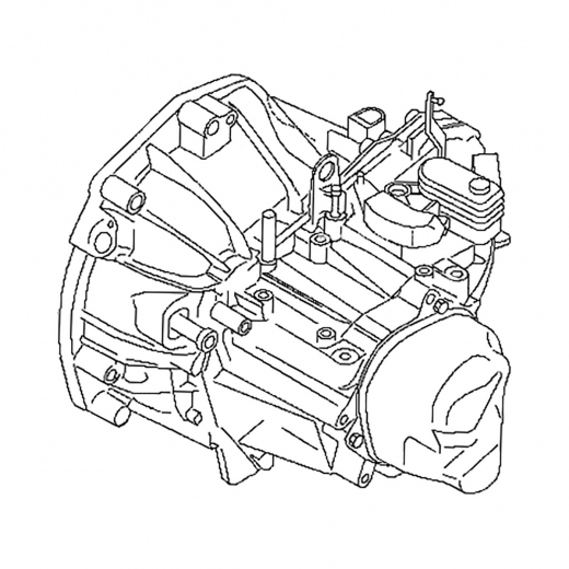 МКПП RS5F91R для Nissan March/ Micra '02-'10 с ДВС (CR12DE) контрактная ( 5 ступ. 2WD)