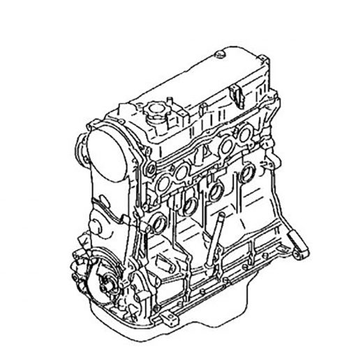 Двигатель контрактный Mazda/ Nissan 1,8L F8-E '99-'02, продольный