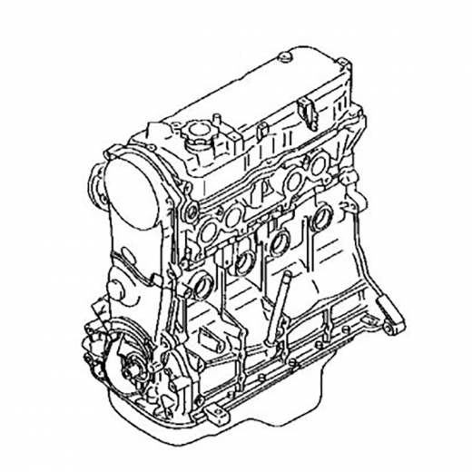 Двигатель контрактный Mazda Bongo Friendee 2,0L FE-E