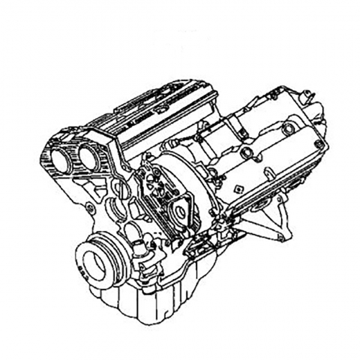 Двигатель контрактный Mazda 2,5L J5-DE