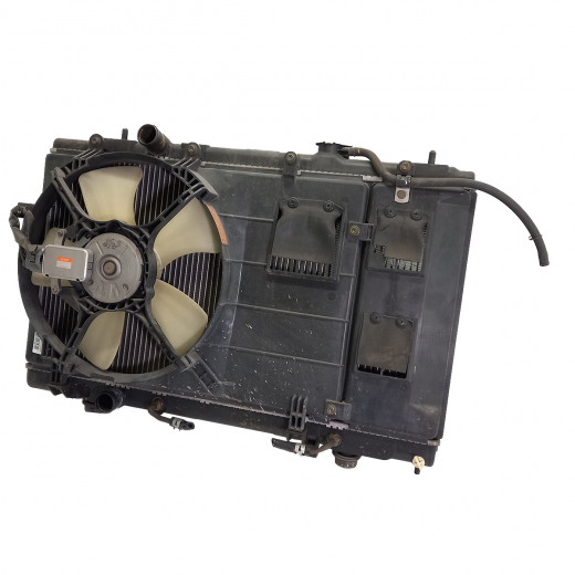 Радиатор охлаждения Mitsubishi Dingo '98-'02 (4G15, 4G13, 4G93) AT 1 вентилятор контрактный в сборе