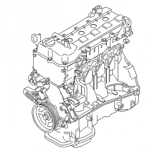 Двигатель контрактный Nissan 1,4L CR14DE, E-4WD